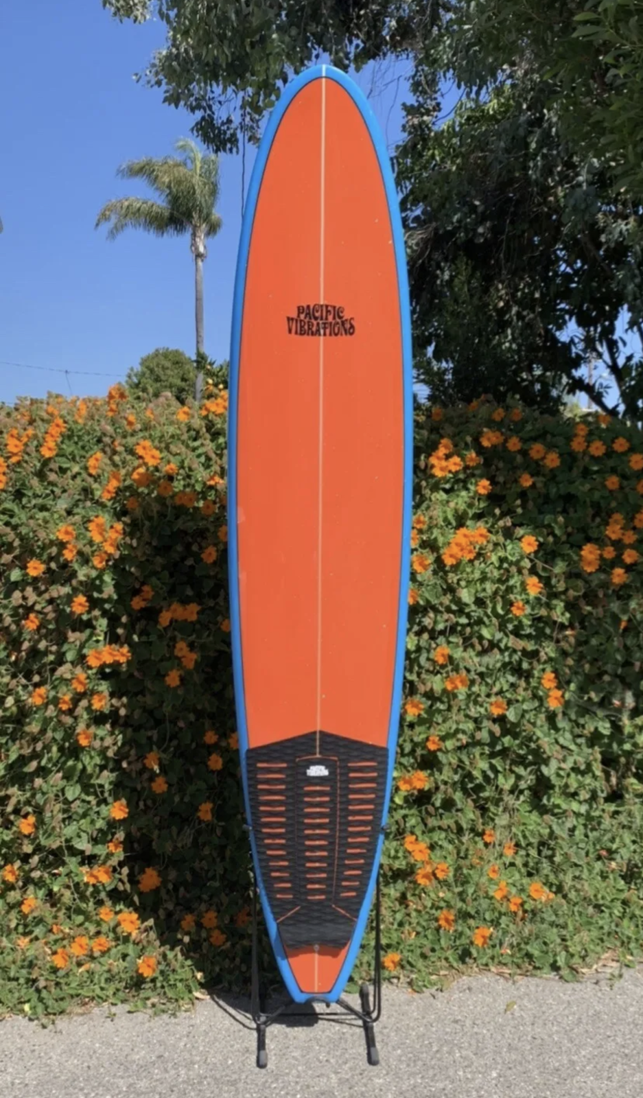 Pacific Vibrations Longboard surfboard 3 piece 25" tailpad