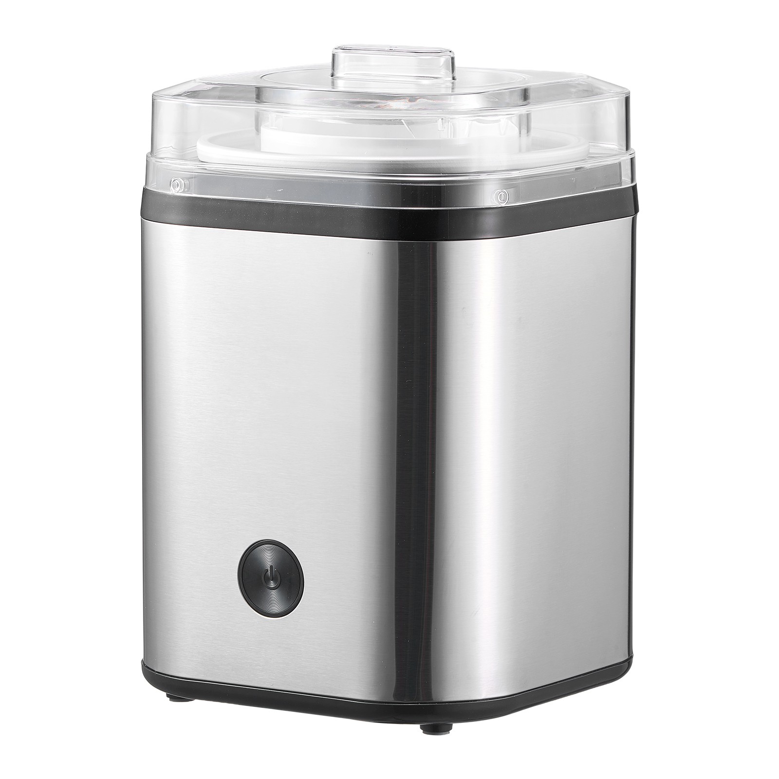 Uimoso Automatic Ice Cream Machine 2.11 Qt Capacity Stainless Steel for Home DIY