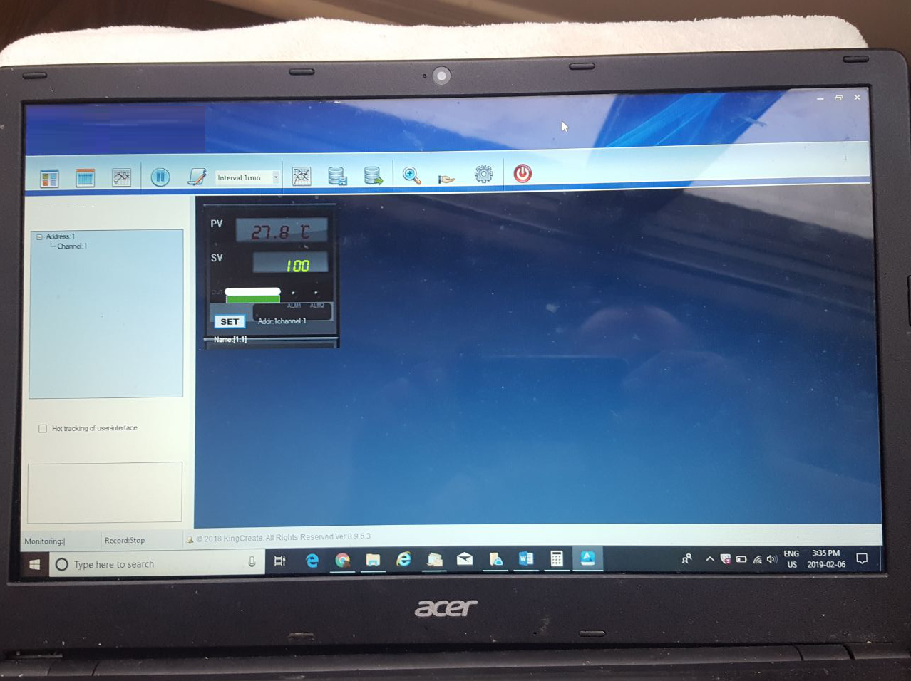 USB PC Plug Play PID 60 Ramp Soak Time Kiln Temperature Controller Recorder 20A