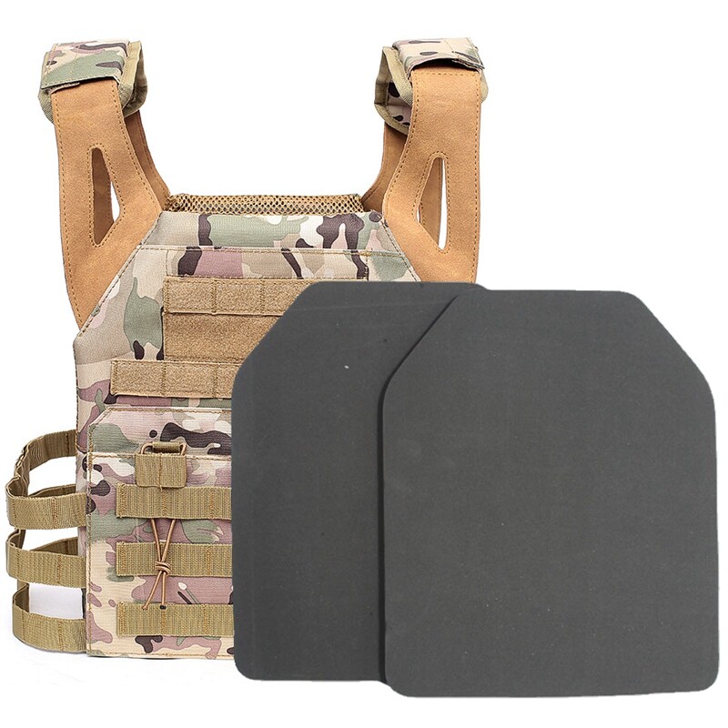 2 Pack EVA Foam Plate Carrier Vest Armor Plates for Airsoft Game Paintball Game