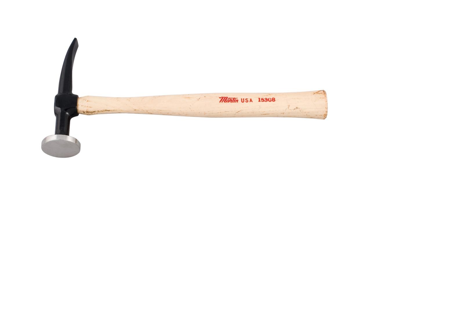 Martin Auto Body Tool Curved Cross Chisel Hammer Forged Steel Hickory Handle