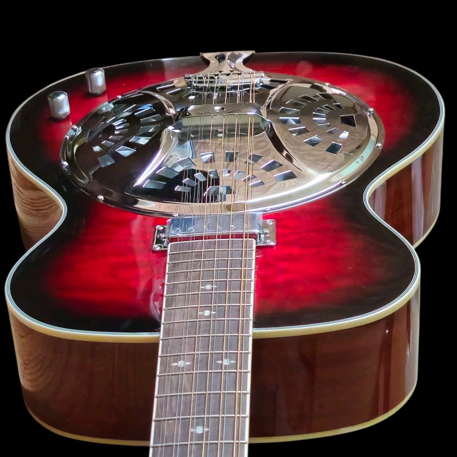 New 12 String Acoustic/Electric Guitar with Flamed Top-Great Playing Guitar