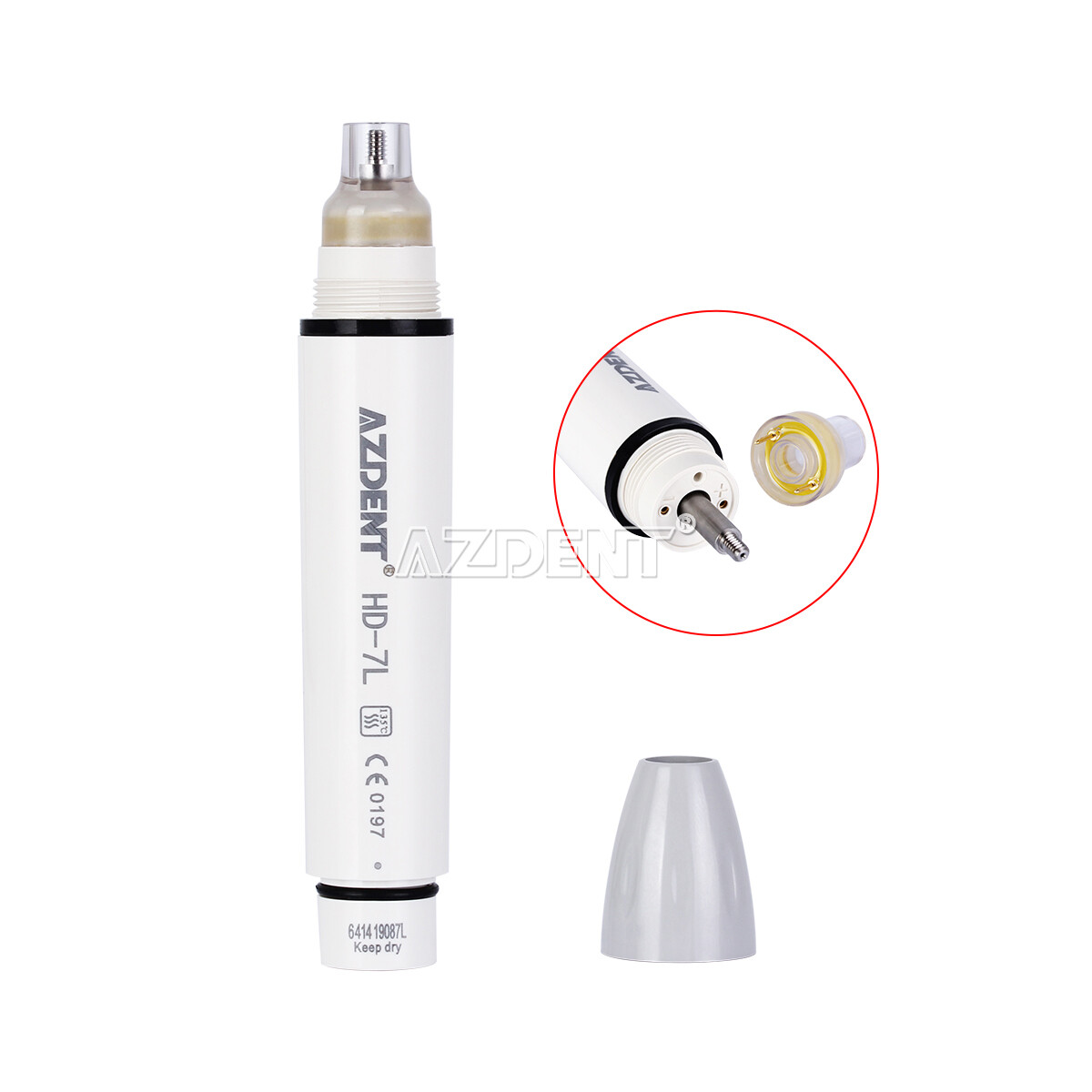 Dental Ultrasonic Scaler Handpiece/Tips/Wrench/fit EMS Woodpecker/DTE/SATELEC