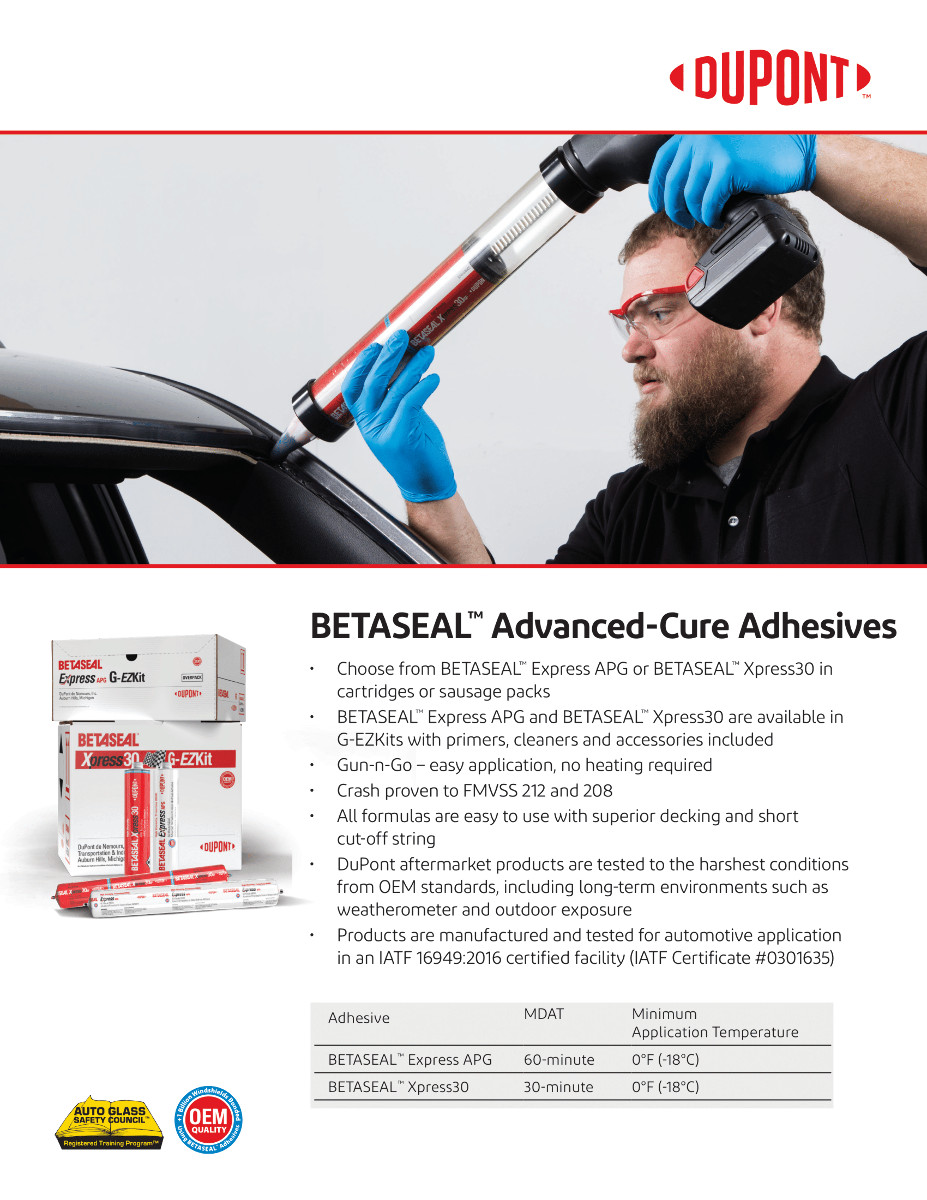 Betaseal Express APG Primerless Auto Glass Urethane Adhesive 2 Tubes BB 12-1-25