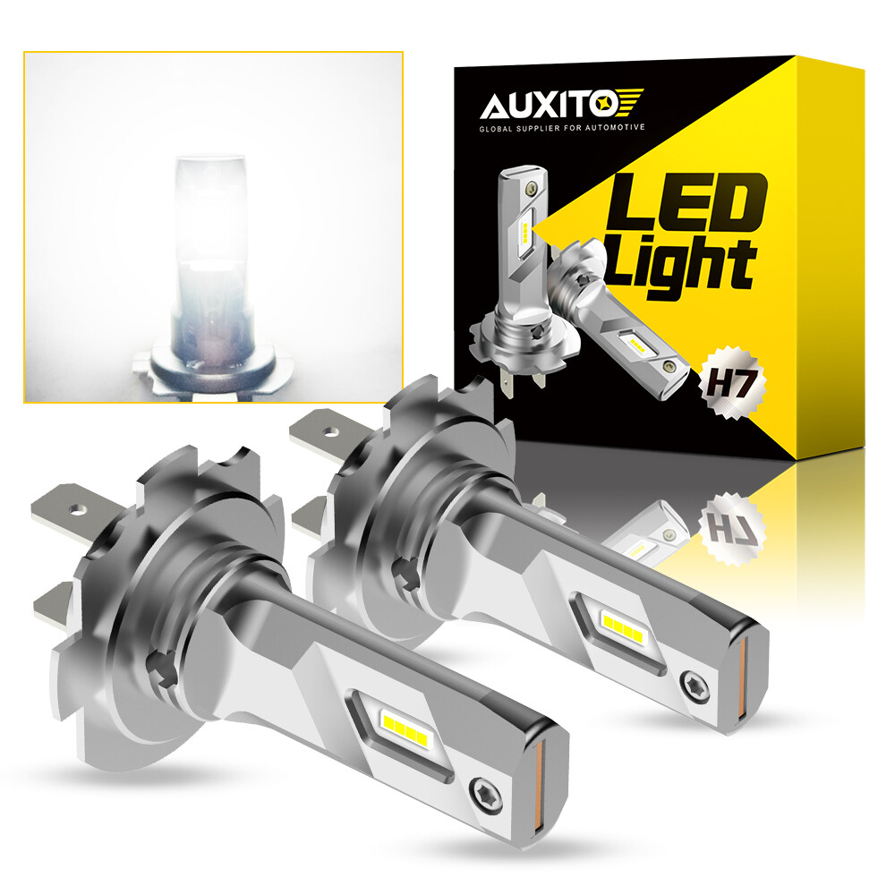 4x H7 LED Headlight Bulb Kit High Low Beam 80000LM Super Bright 6500K White E4EA