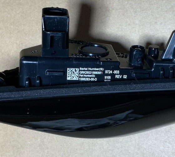 New OEM Tesla Model S 21-23 Left Fender Turn Signal REPEATER Camera 1588283-00-D