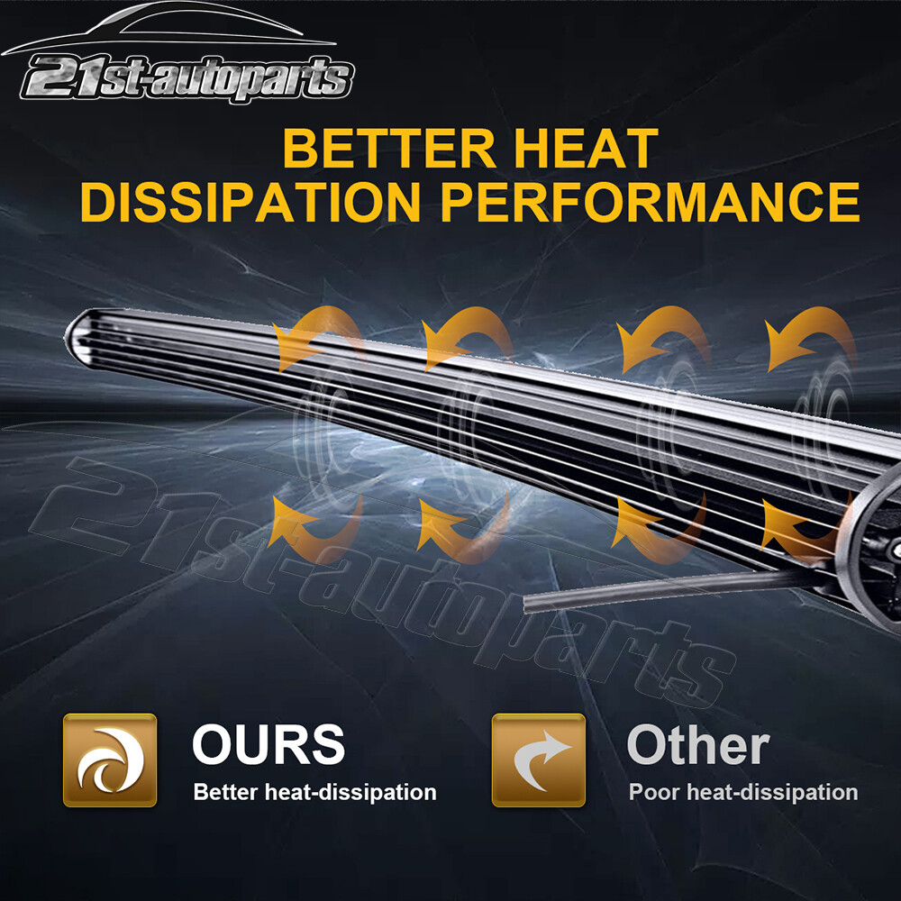 2024 For Polaris Ranger 570 900 1000 52" LED Bar+Pod Light Front&Rear Roof Mount