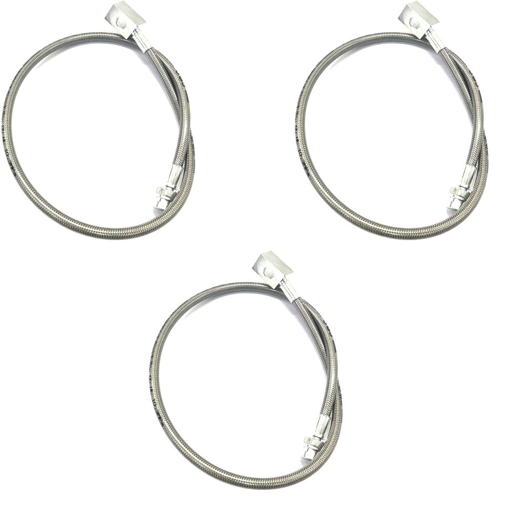 Extended Stainless Brake Lines For 87-06 Jeep Wrangler TJ YJ 84-01 Cherokee XJ