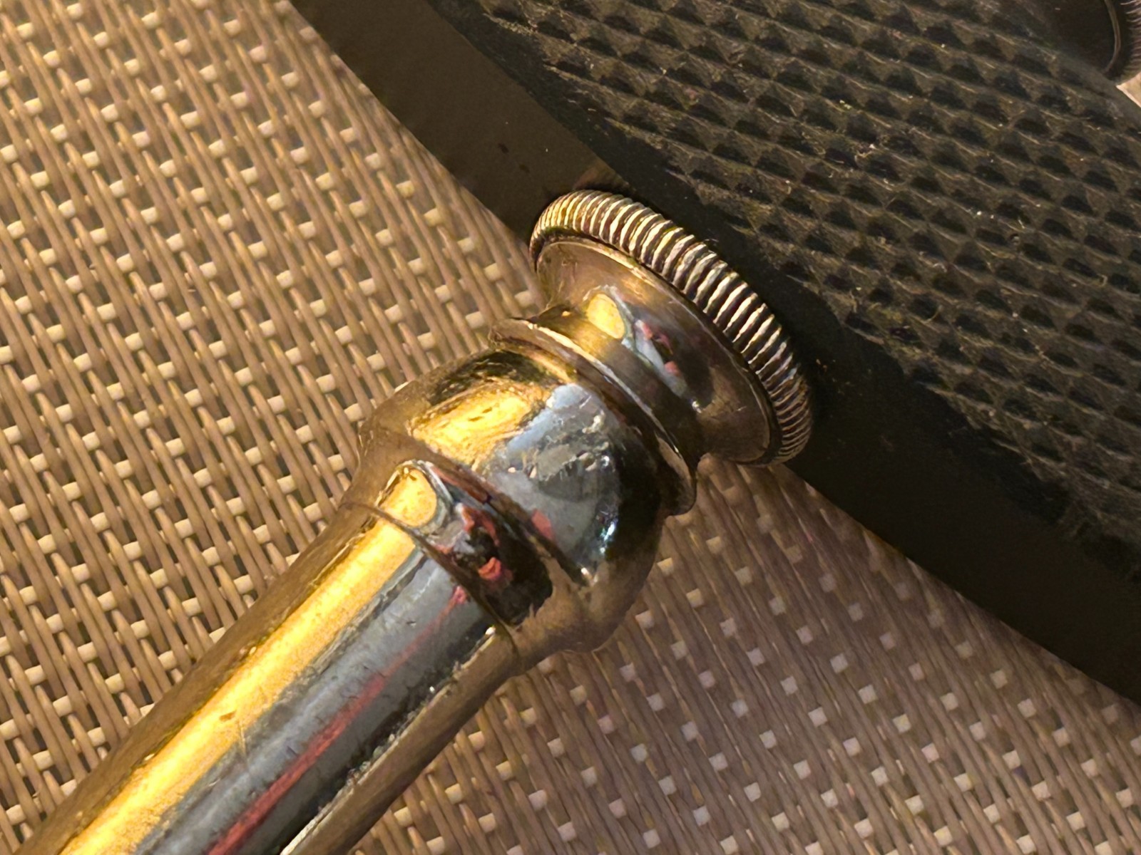 Antique Surgical Trepanation Tool / Germany ? / 19th century / Wood Ebony Handle