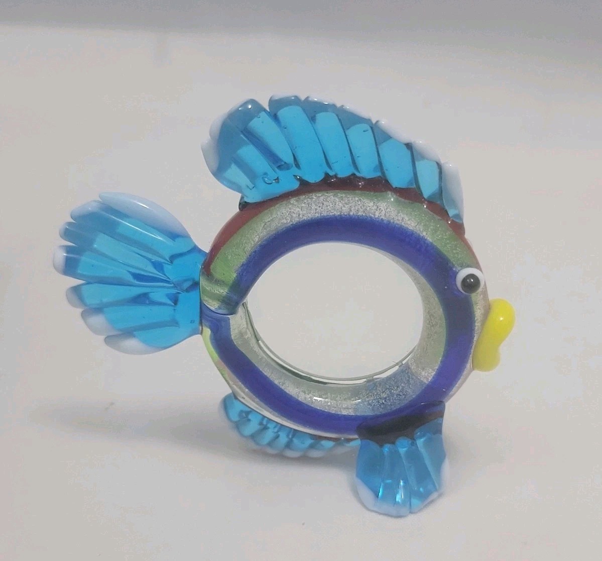 Glass Fish Magnifying Glass 3"x3" In Box The Artfully Magnified Collection NWOT
