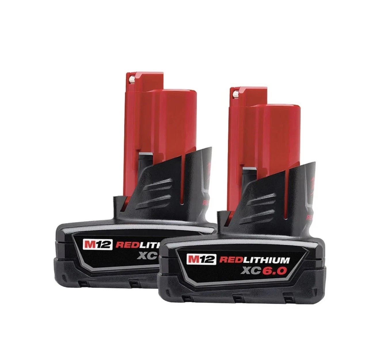 2 PCS MіІwaukеe 48-11-2460 M12 12V RED LITHIUM XC 6.0 Extended Capacity Battery