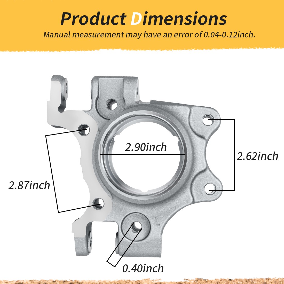 Rear Left Wheel Bearing Carrier Kit for Polaris Polaris RZR XP 4 1000 2014-2017