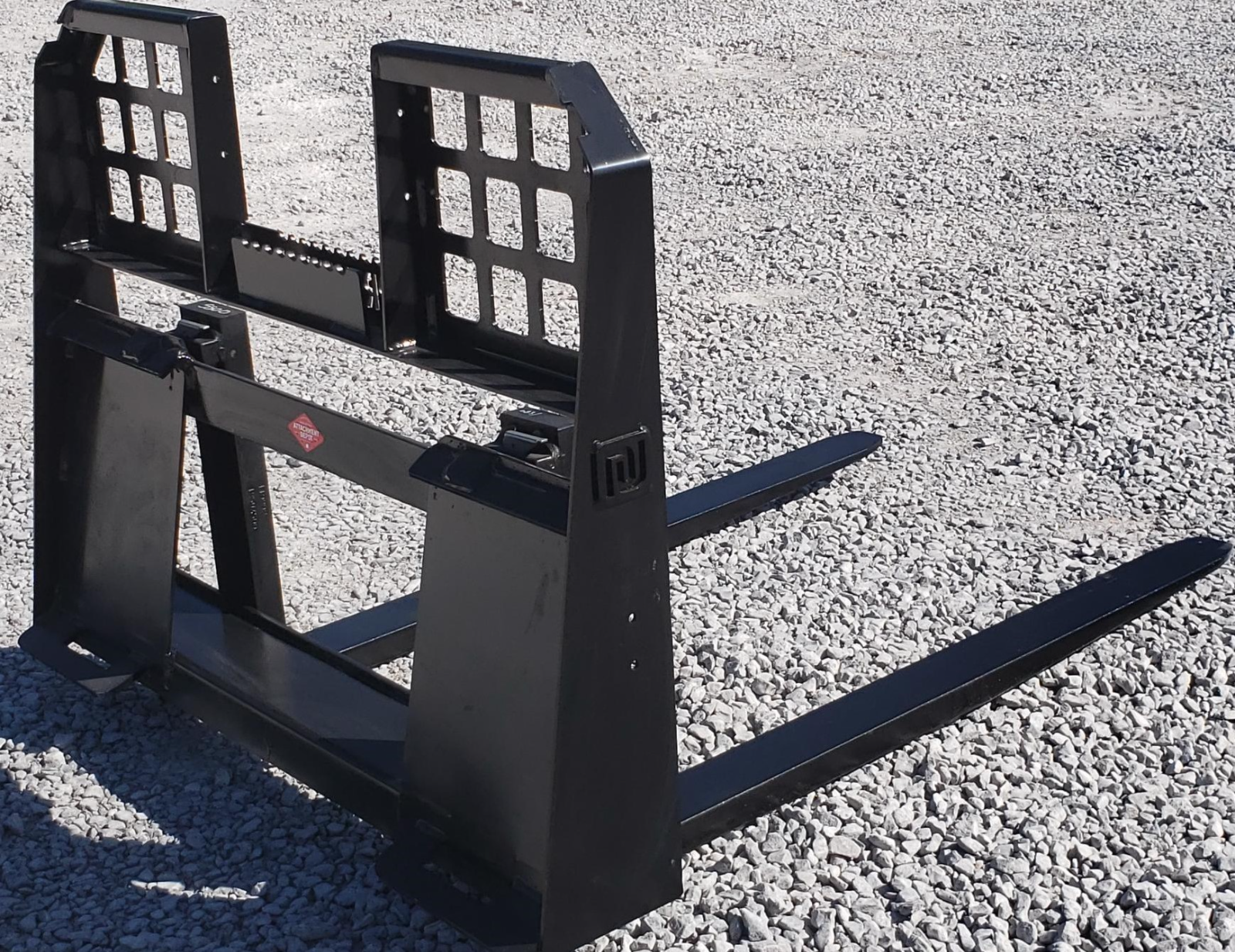 48" Long 4,000 Pound Walk Through Pallet Forks Fits Bobcat Skid Steer Loader