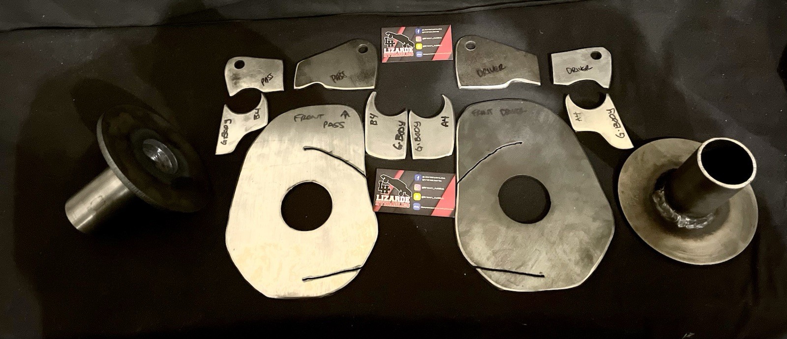 78-88 G body Spring Pocket +A Arm Mount +Ears +Sleeves Combo Kit HD *1/4” 12pcs