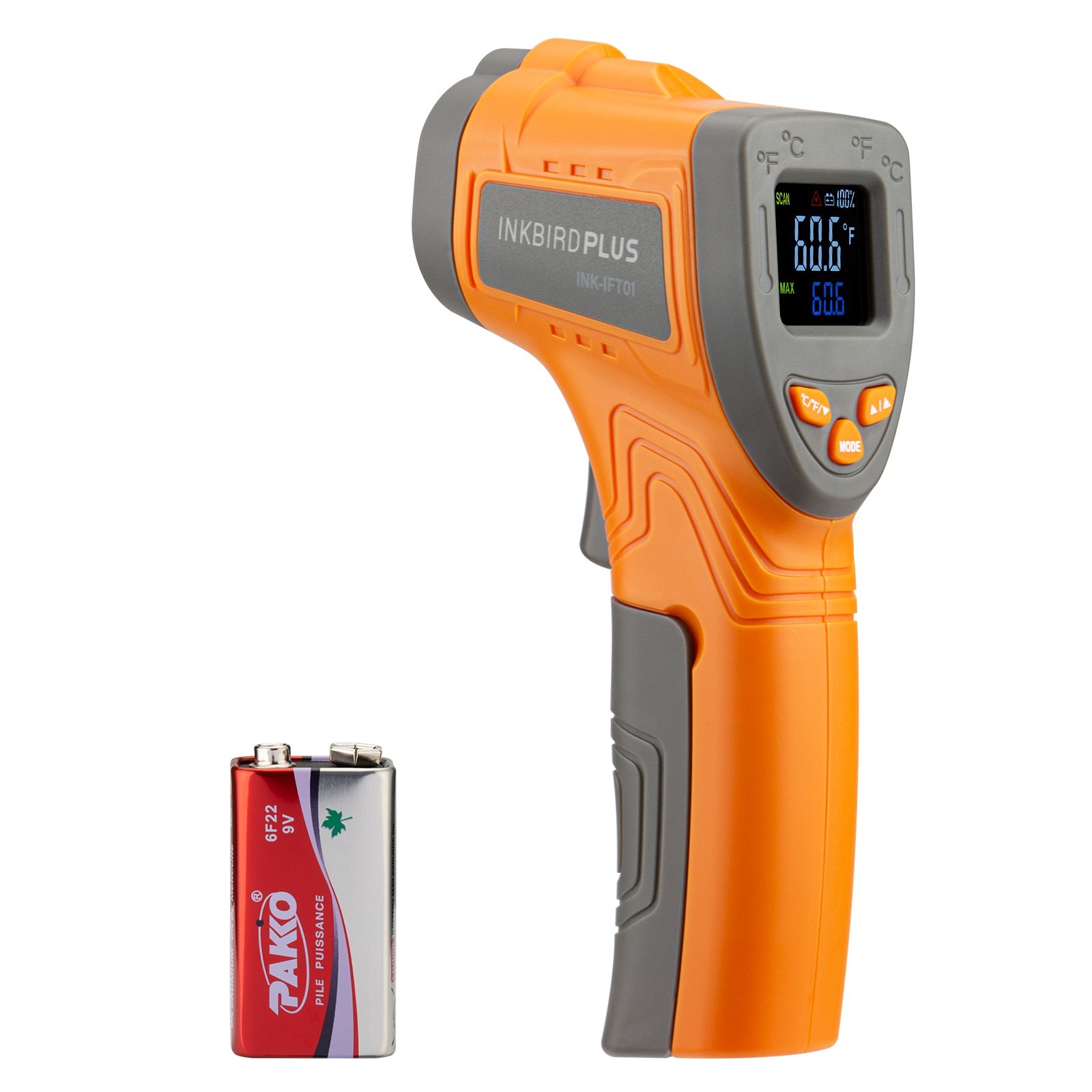 INKBIRD Automatic Smoker Fan Controller WiFi Bluetooth Infrared Thermometer Gun
