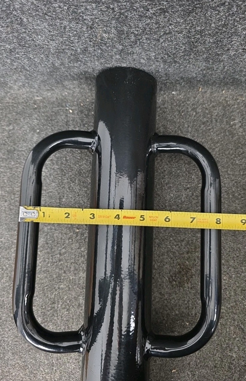 7lb Two Handle Black Fence Post Driver.