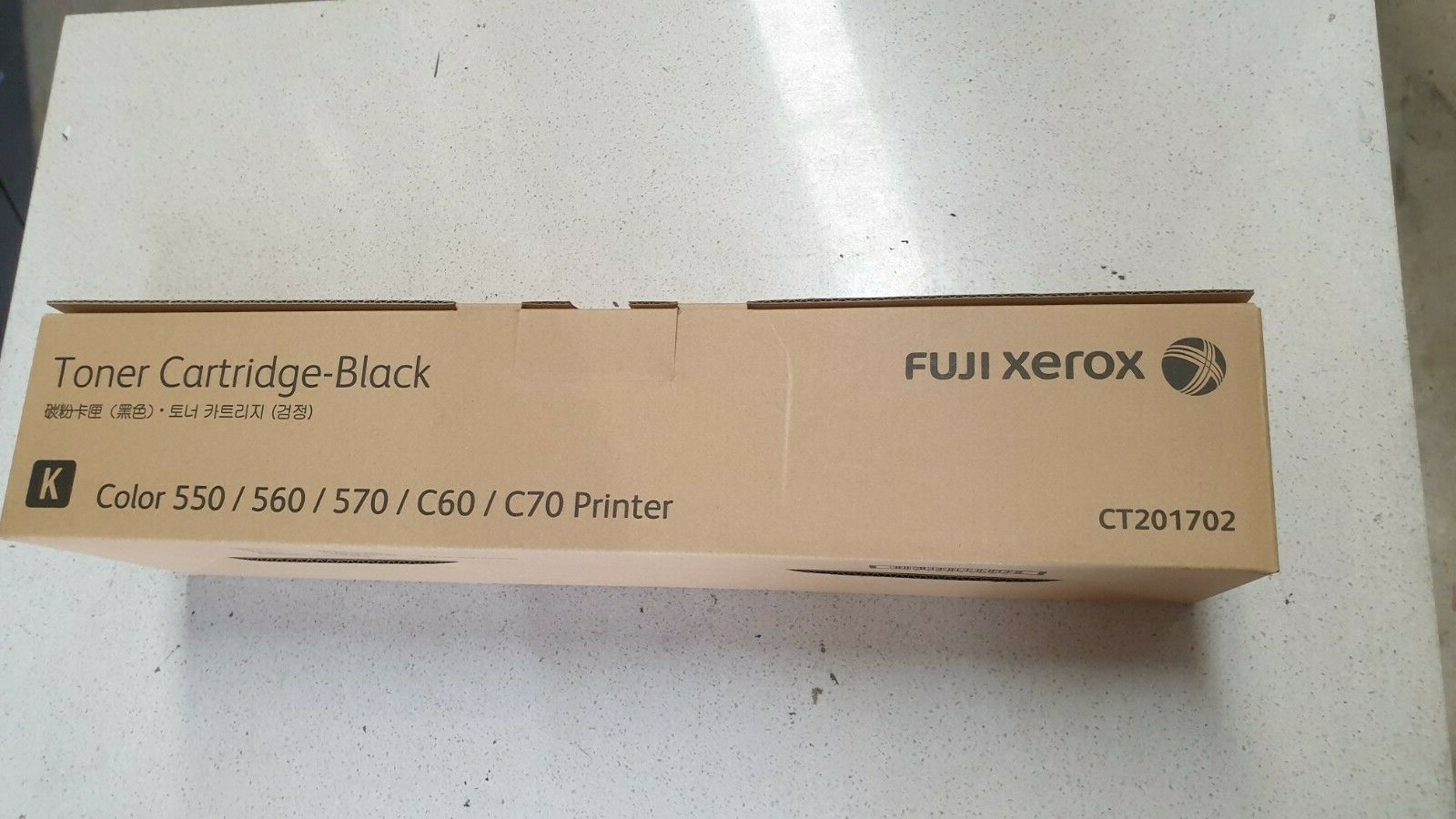 Genuine Xerox CT201702 Black Toner for Color 550 560 570 C60 C70 Brand New