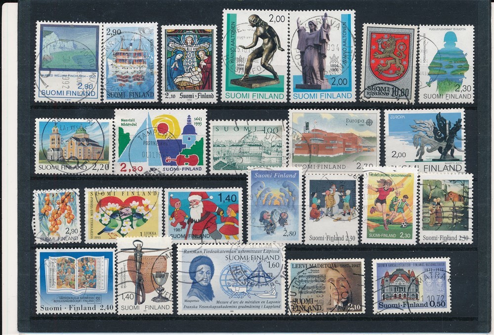 D480681 Finland Nice selection of VFU Used stamps