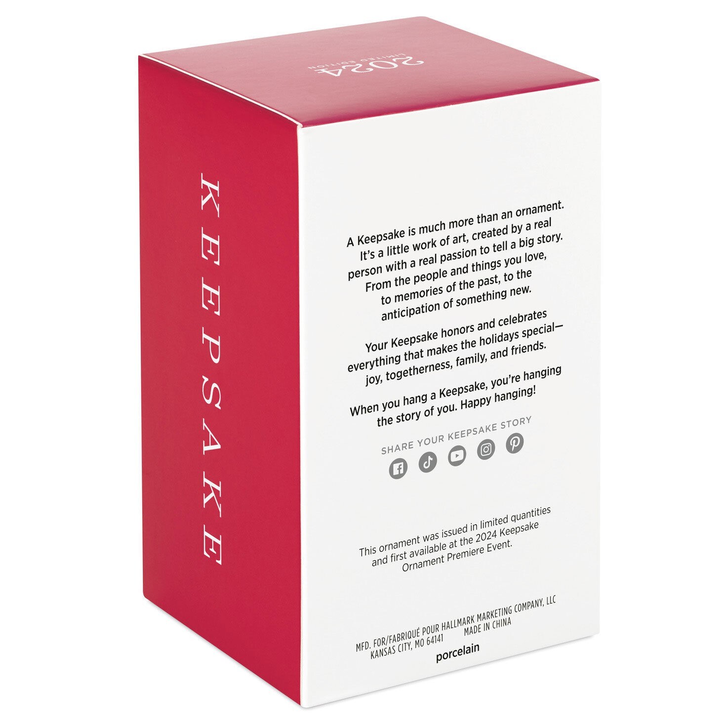 2024 Hallmark Mrs. Claus Porcelain Ornament Limited