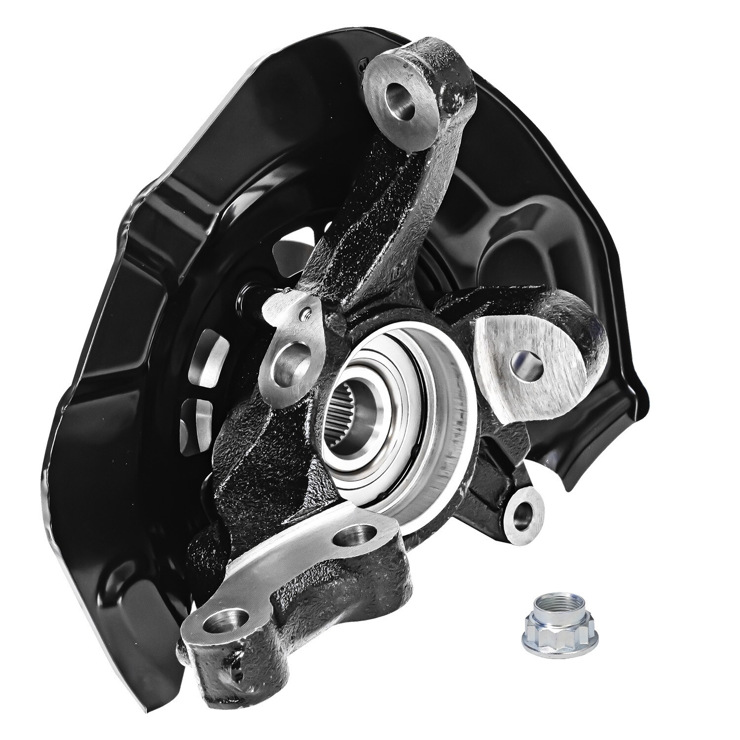 Front Steering Knuckles and Wheel Hub Bearings Set for Toyota Camry Lexus ES350