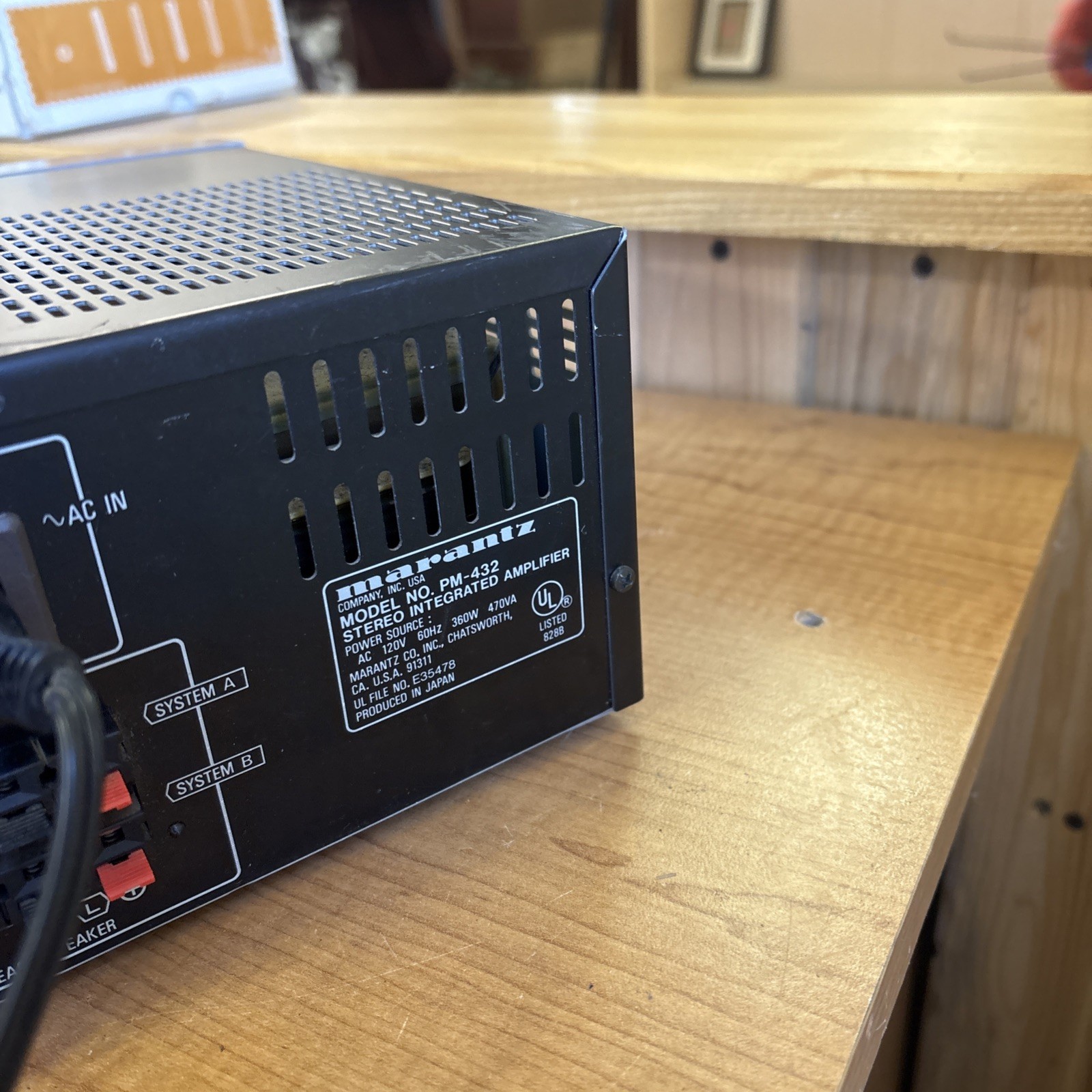 Marantz PM-432 Stereo Integrated Amplifier Tested