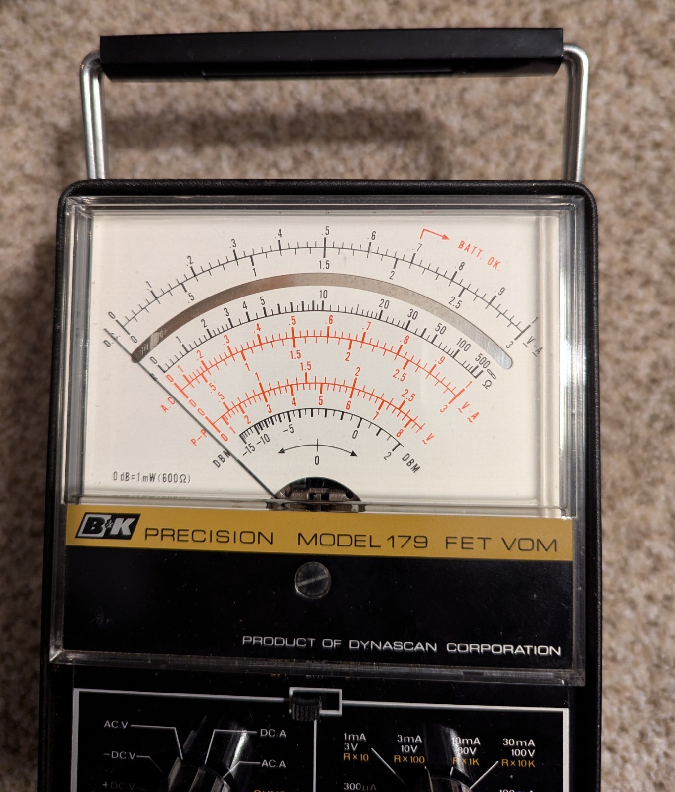 BK Precision Model 179 Get Vom. Dynascan Corp