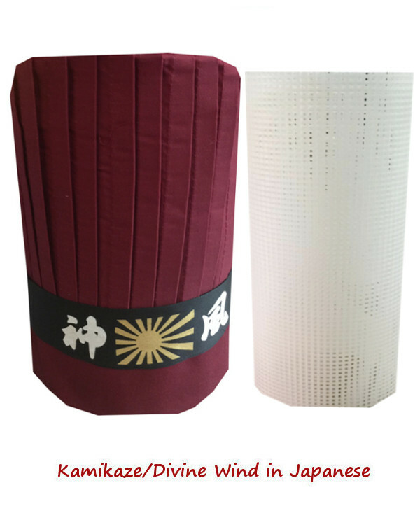 NEW Design Custom Hibachi Chef Tall Hat Set 3pcs, 8 Colors hibachi chef hat sets