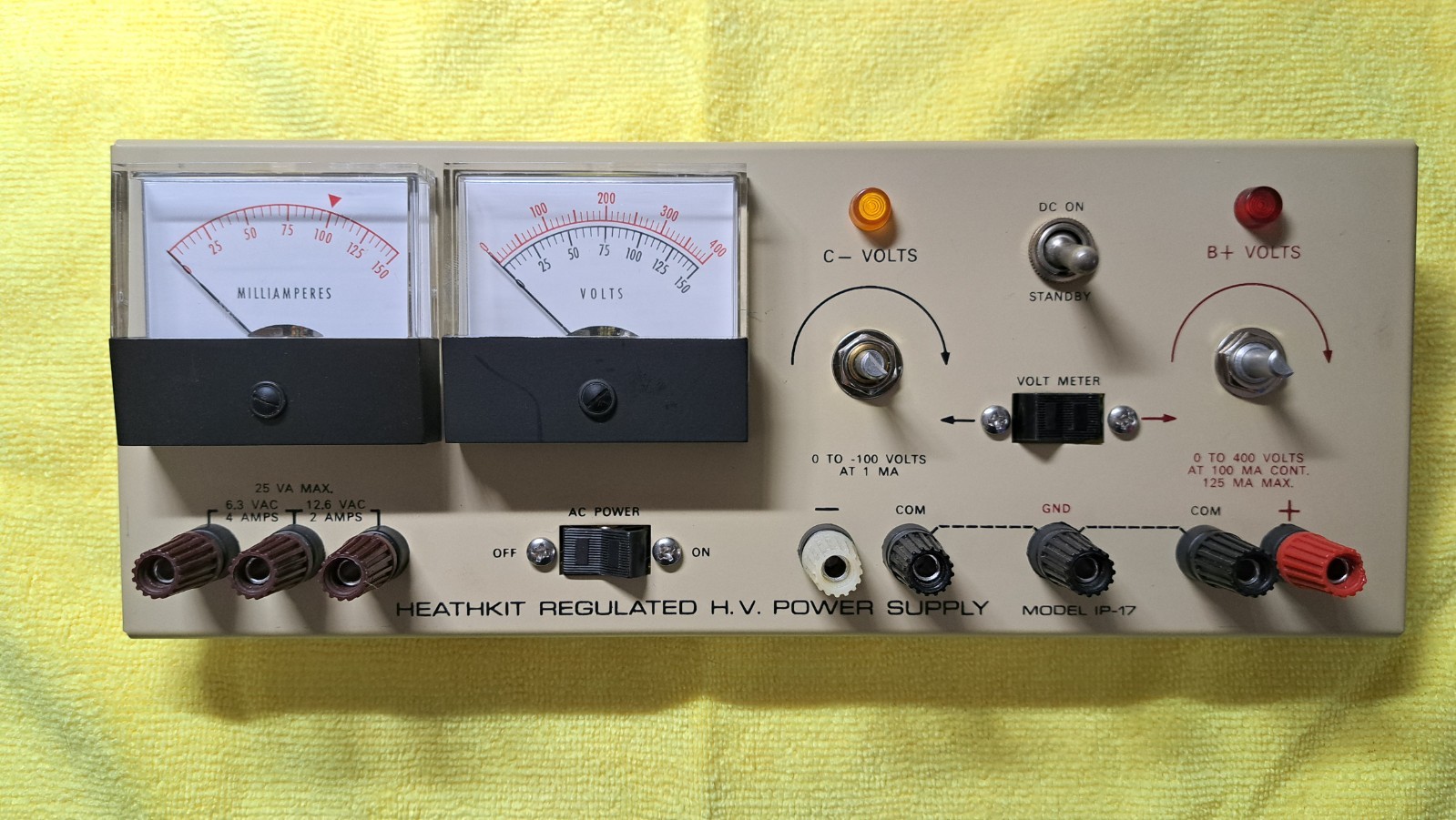 Heathkit IP-17 High Voltage Power Supply Fully Restored!! PS-4 + IP-32 Successor