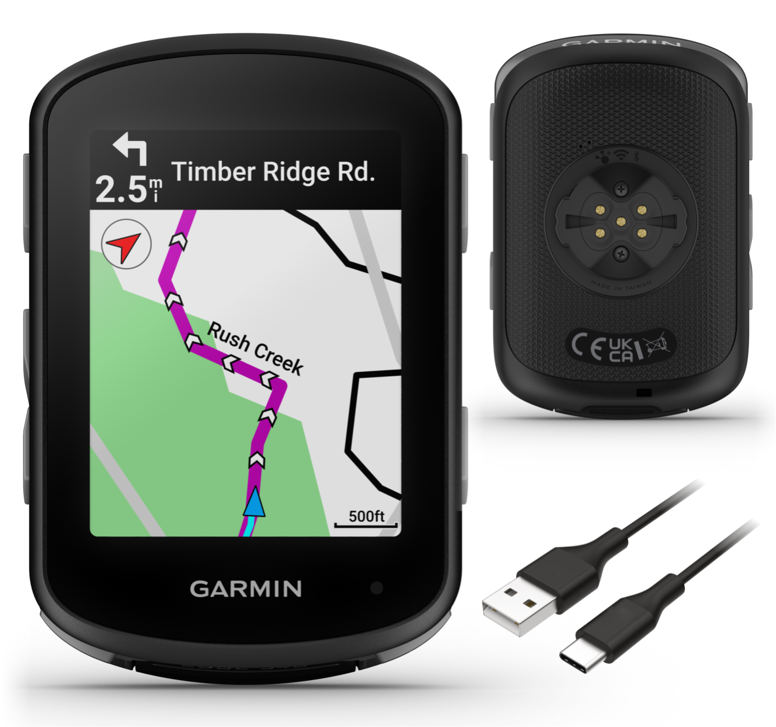 Garmin Edge 540 GPS Cycling Computer w/ Speed and Cadence Sensors and Power Bank