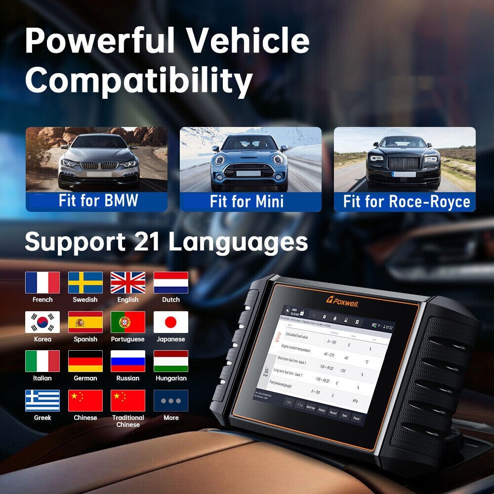 Full System for BMW Bidirectional OBD2 Scanner Car Diagnostic Tool E-CU Coding