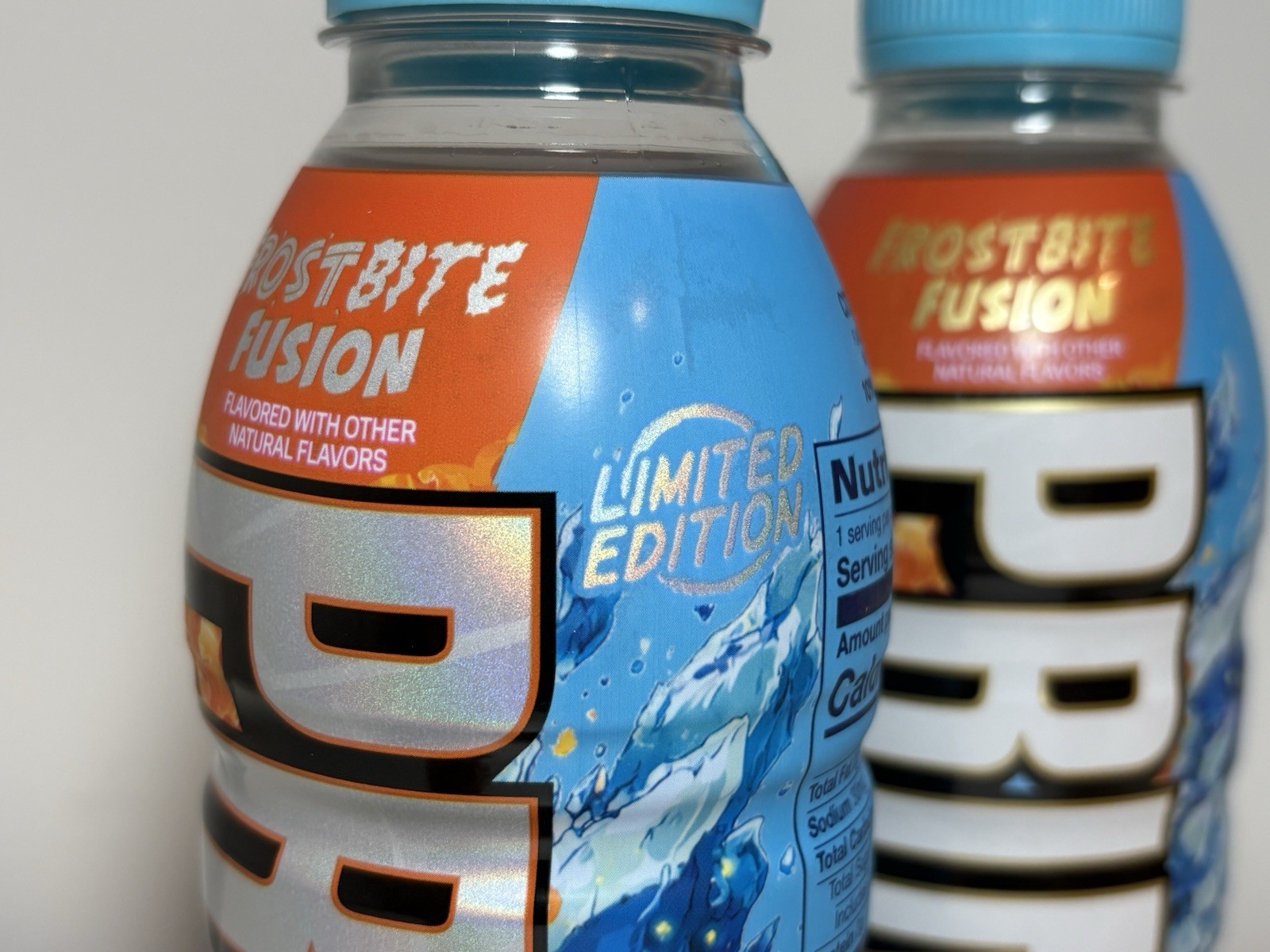 Sealed Prime Hydration Frostbite Fusion 2 Pack Lot Kyro Luken RARE Bottle Drinks