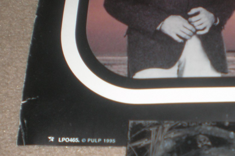 PULP DIFFERENT CLASS 1995 U.K. ORIGINAL POSTER 33X24 RARE VARIANT