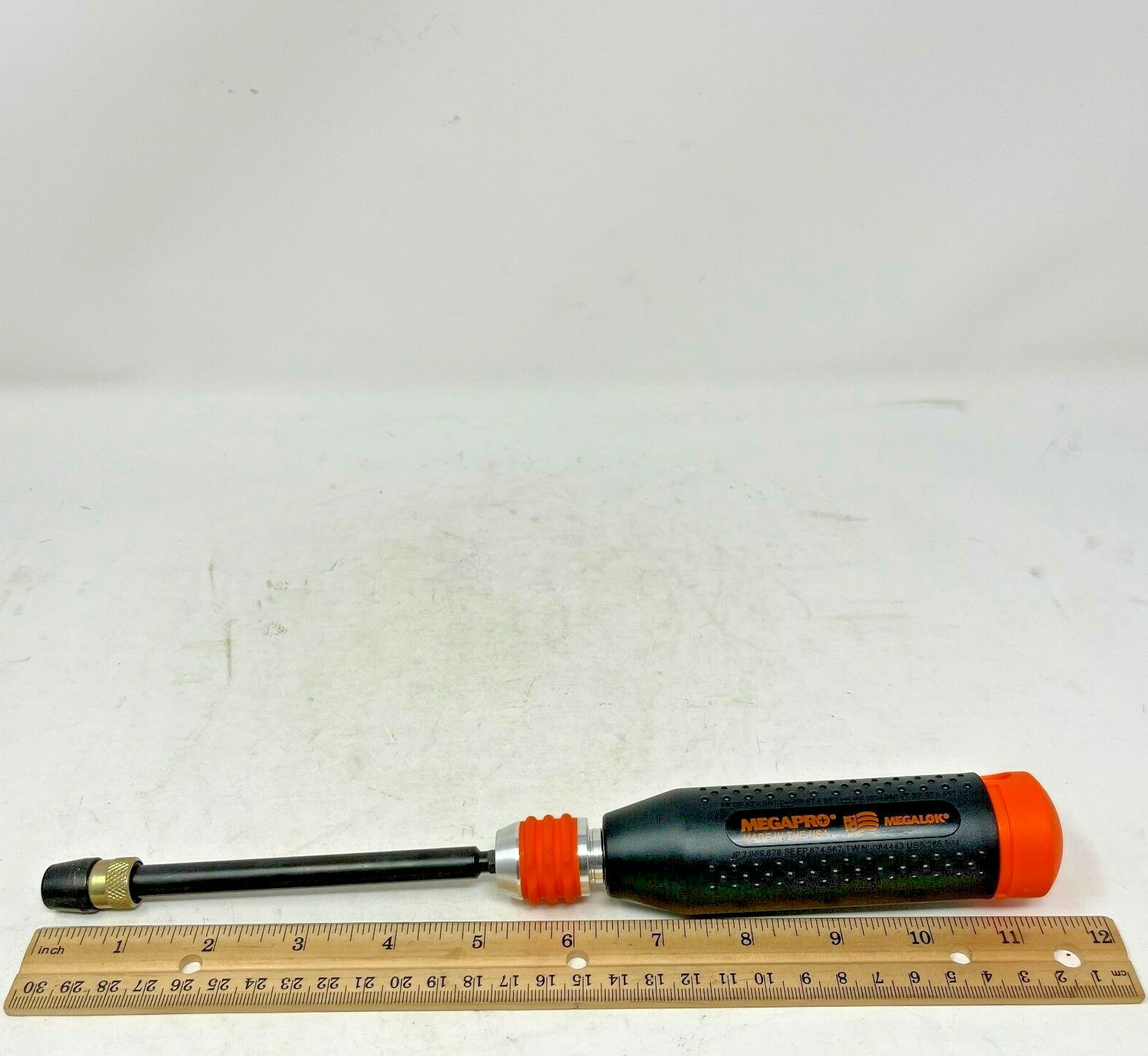 Megapro MegaLok Quick Connect 1/4" Drive Multi Bit Screwdriver USA 5" Extension