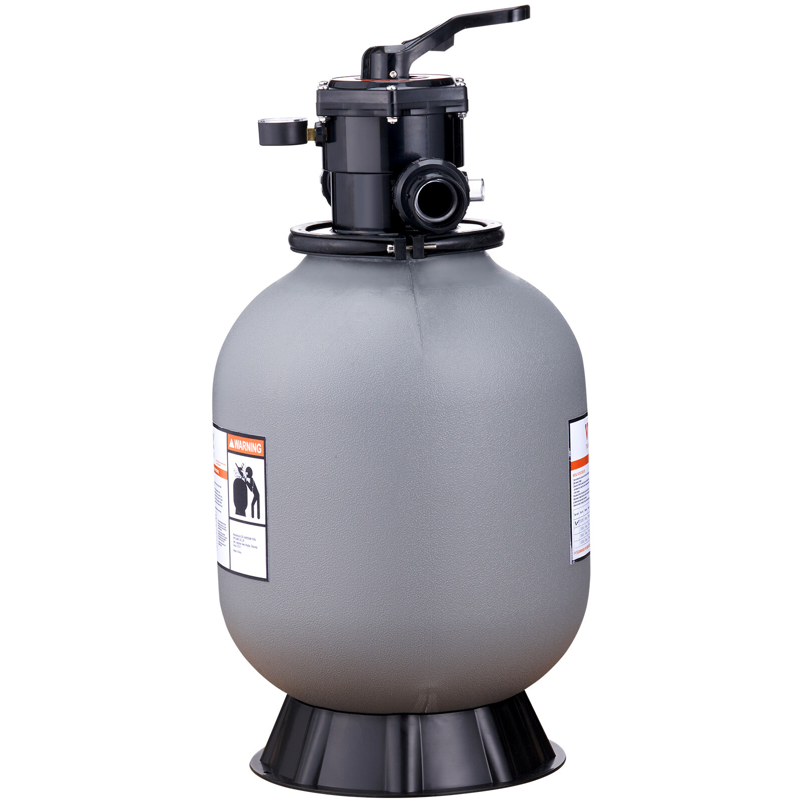 VEVOR Sand Filter 16" Above Inground Swimming Pool Sand Filter with 7-Way Valve