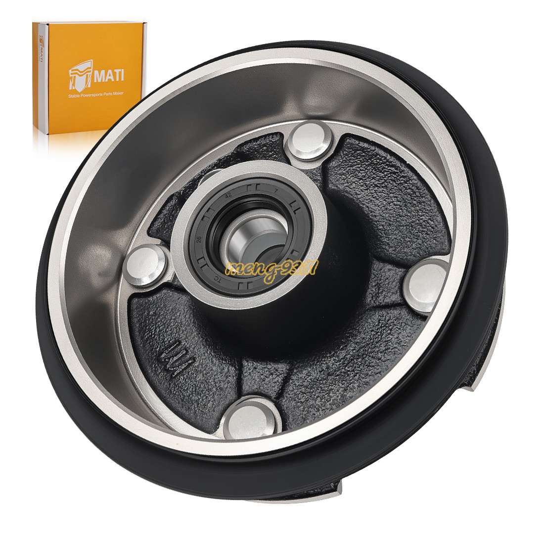 2X Front Brake Drums for Honda FourTrax TRX200/200D Recon 250 TRX250TM/TM TRX250