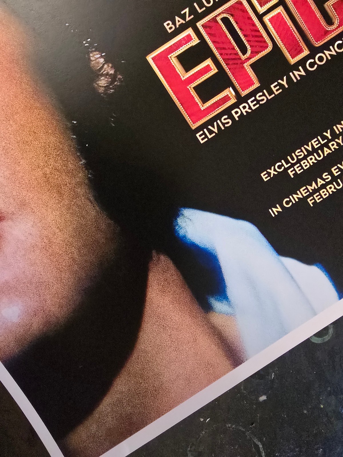 Epic Elvis Presley in Concert 11" X 14.5" Collector's Poster