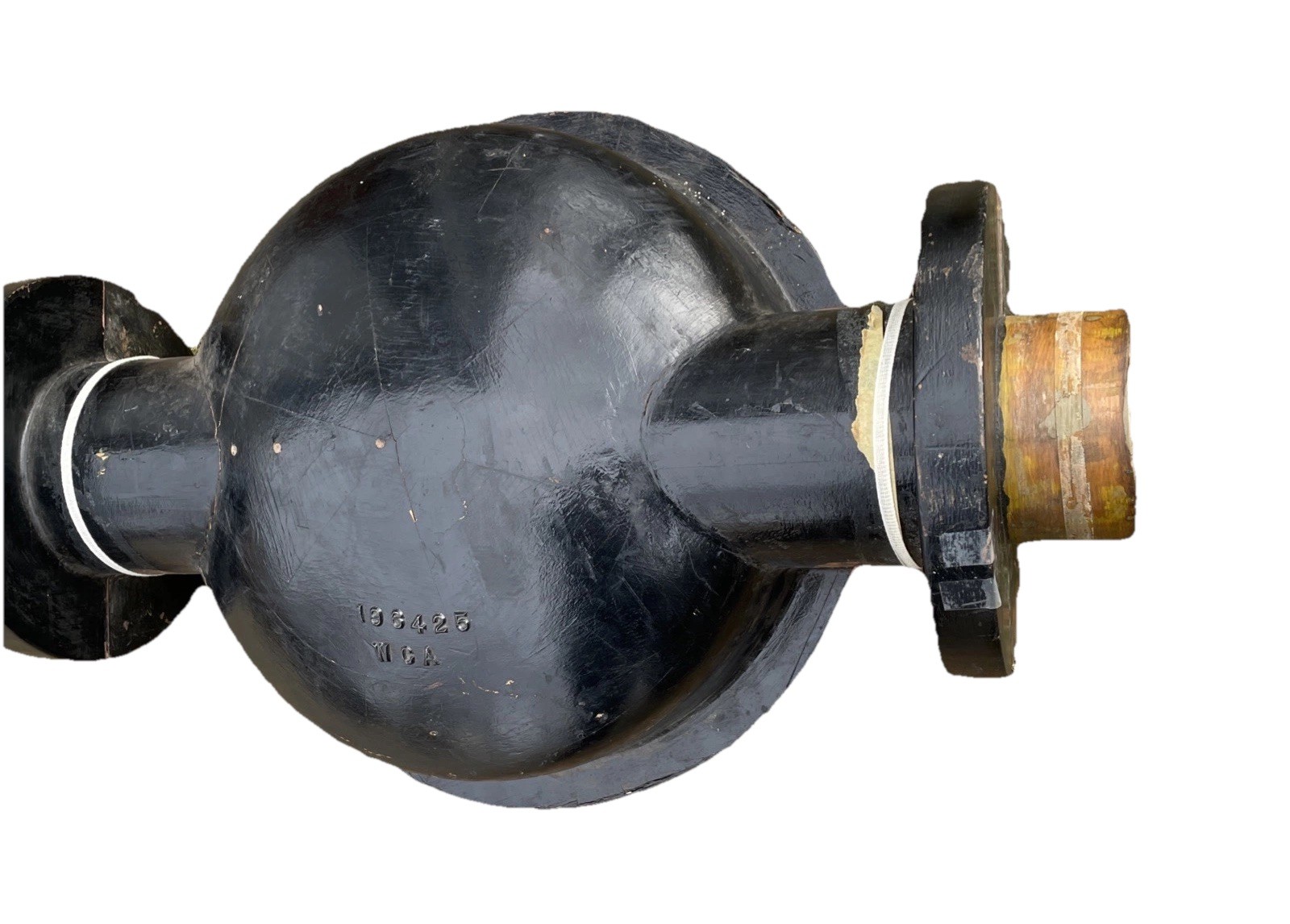 Large Vintage Industrial Wood Foundry Mold Pattern From Philadelphia Navy Yard