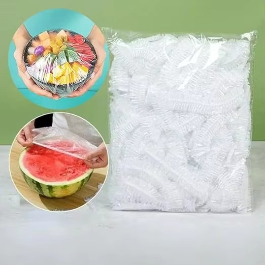 100-1000Pcs Stretchable Food Covers PE Elastic Bowl Cling Film Storage