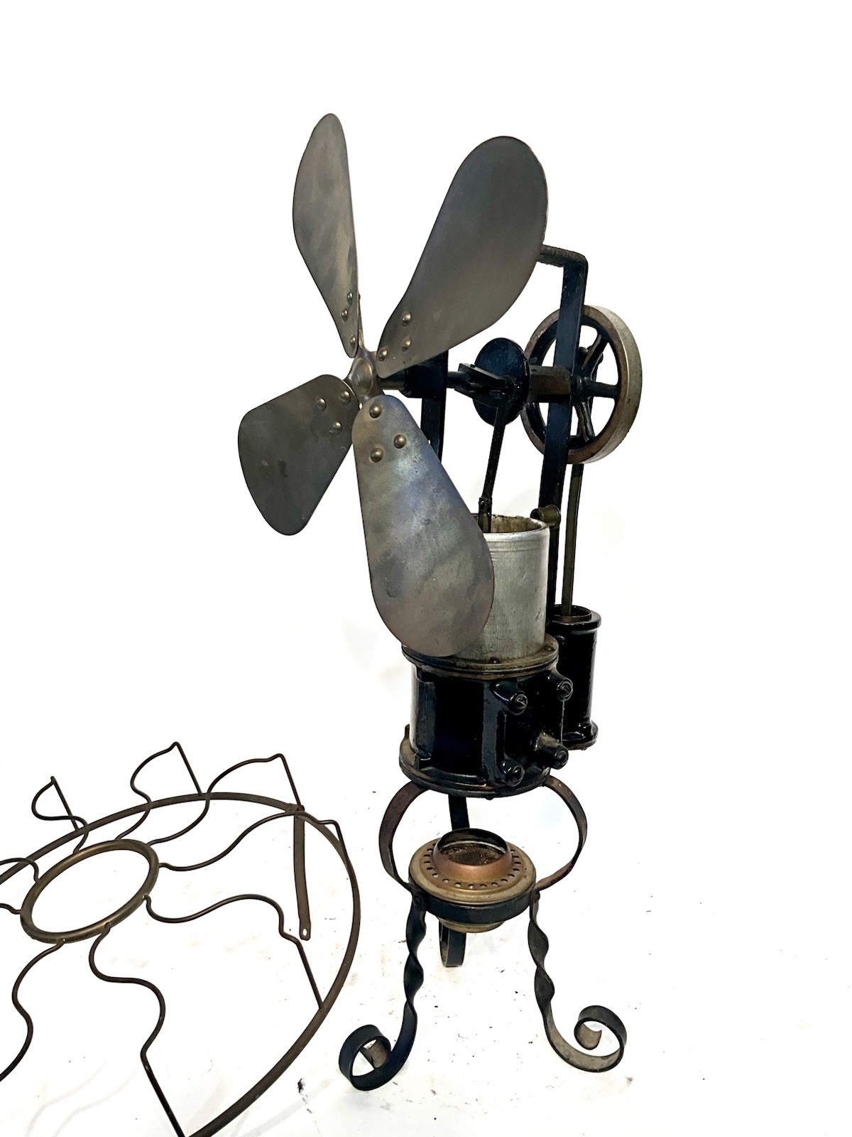 Ça. 1965 UNIDENTIFIED HOT AIR ENGINE FAN A+ RUNNING CONDITION ESTATE FIND