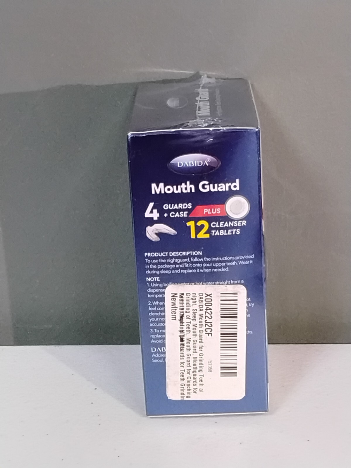 SEALED! 4 PACK DABIDA MOUTH GUARD FOR GRINDING TEETH AT NIGHT, SLEEP MOUTH GUARD