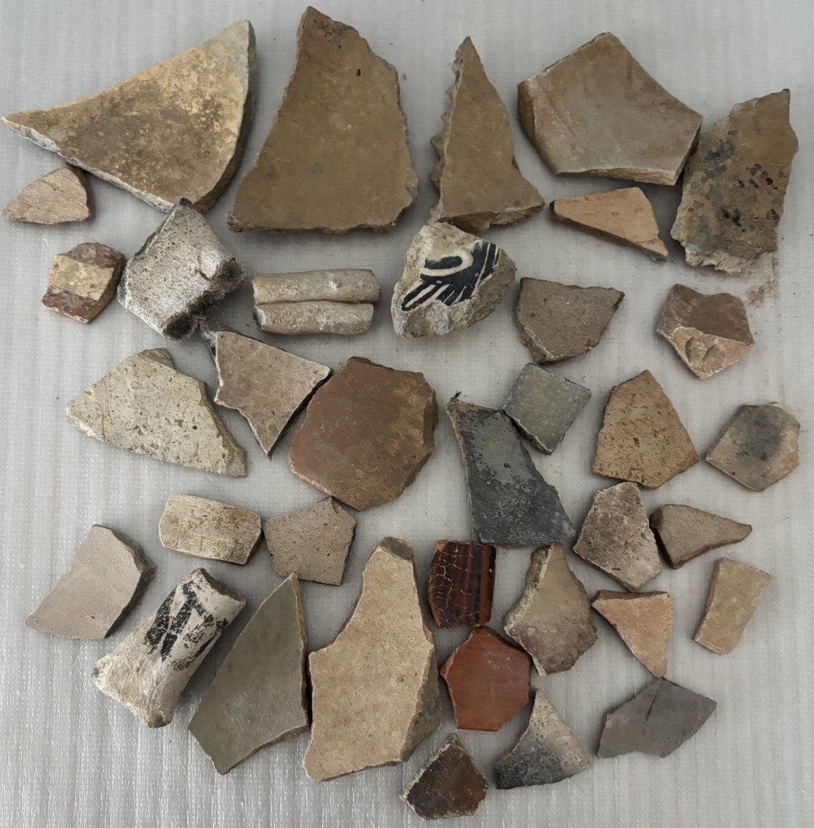 30+ Ancient Anasazi Native American Pottery Shards Arizona L10-C FREE SHIP