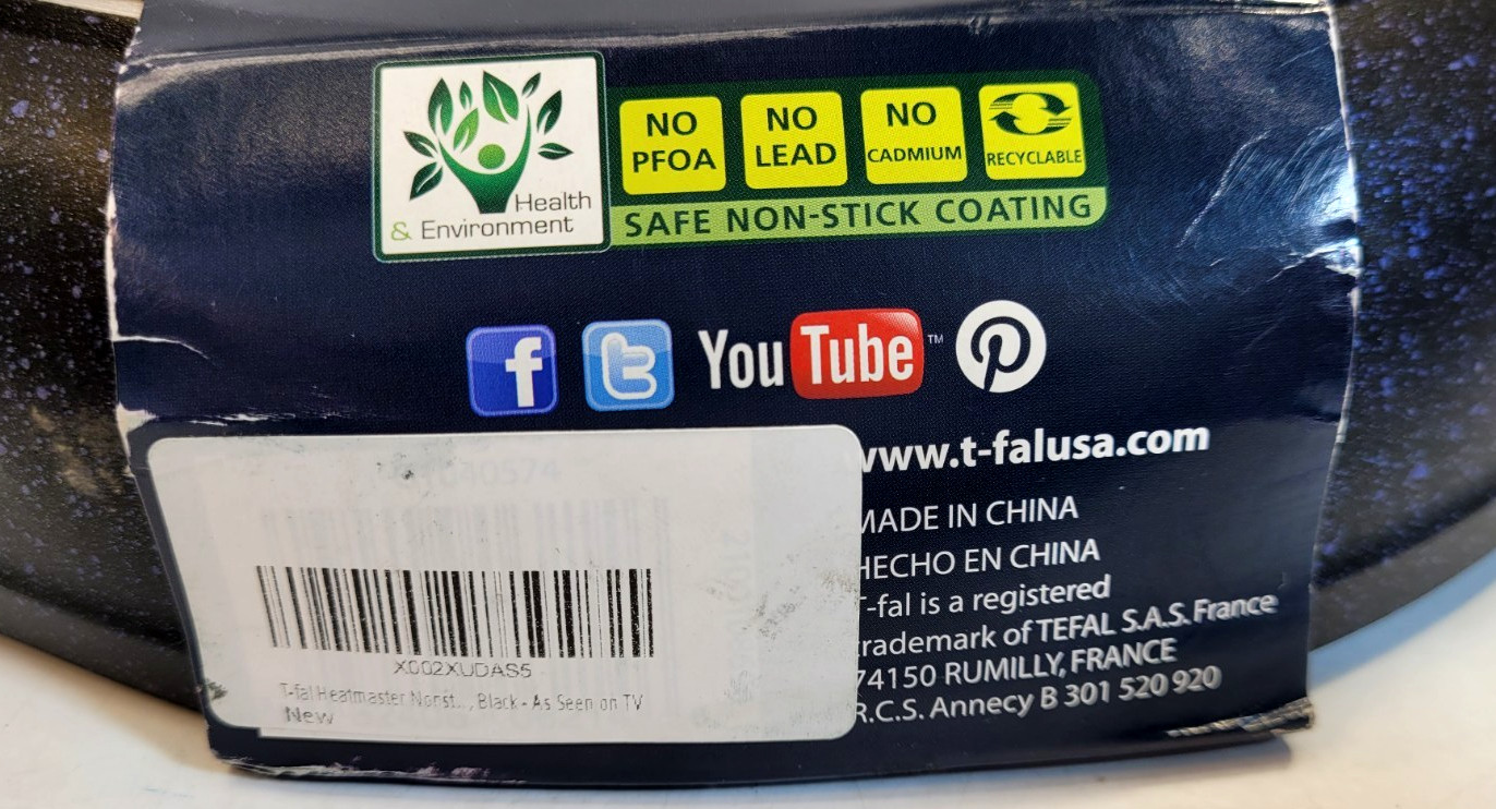 T-fal HeatMaster 10" Frying Pan | Sapphire-Infused Nonstick | Induction Safe