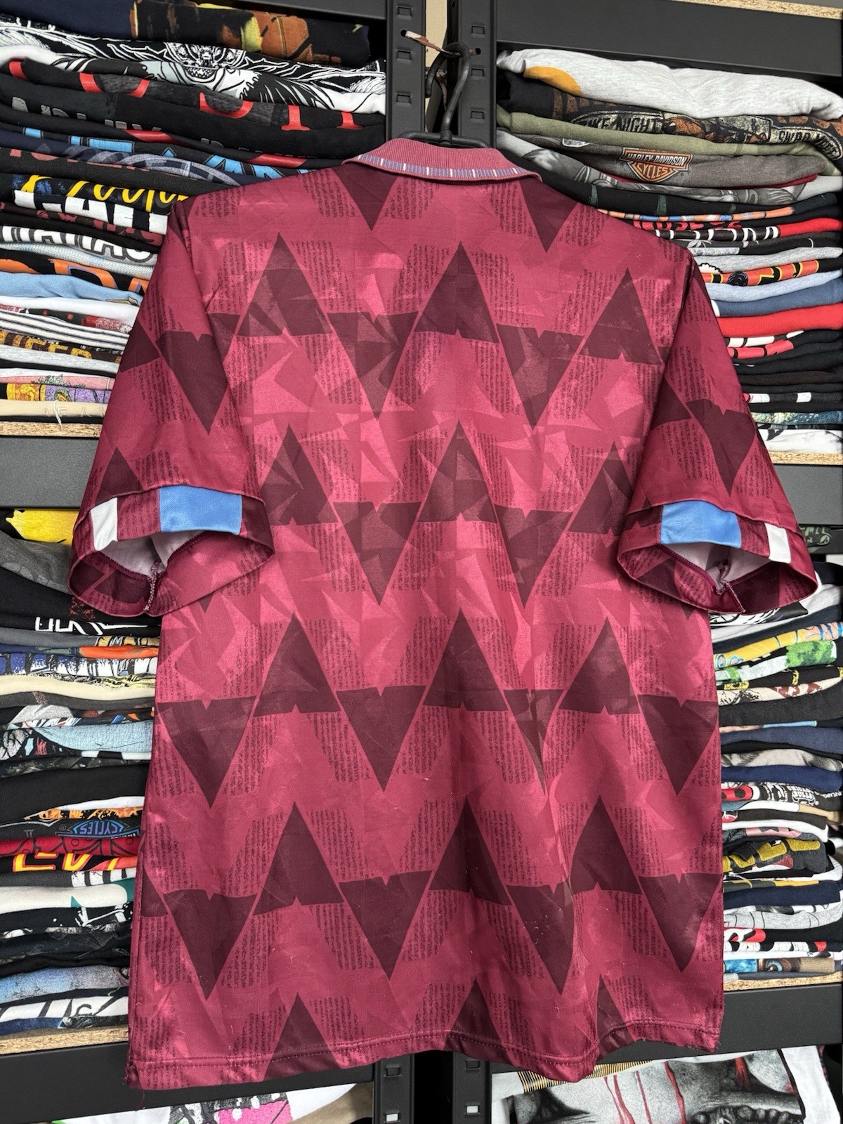 MANCHESTER CITY AWAY FOOTBALL SHIRT Jersey 1990/92 Size L