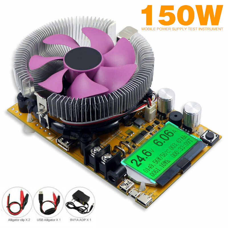 Adjustable Constant Current Battery Capacity Tester Module Electronic Load Test