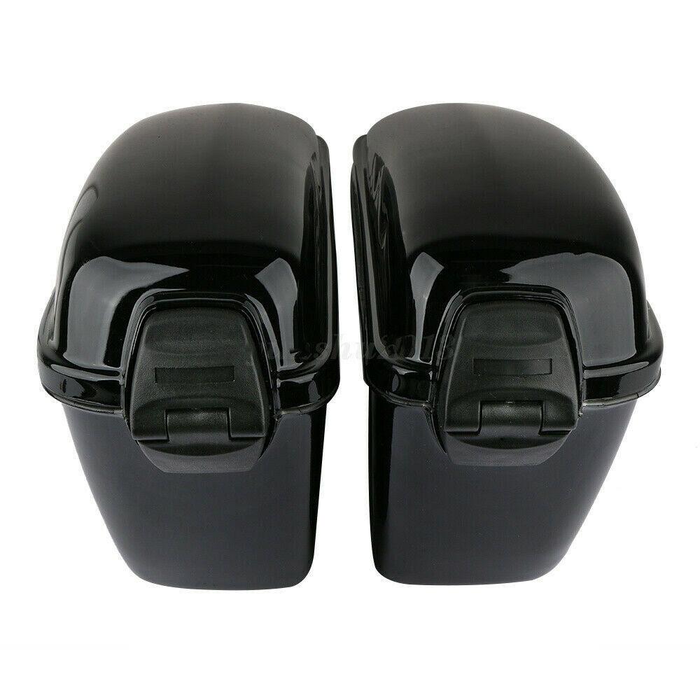 Motorcycle Universal Luggage Hard Saddle Bags For Harley Honda Yamaha Cruiser