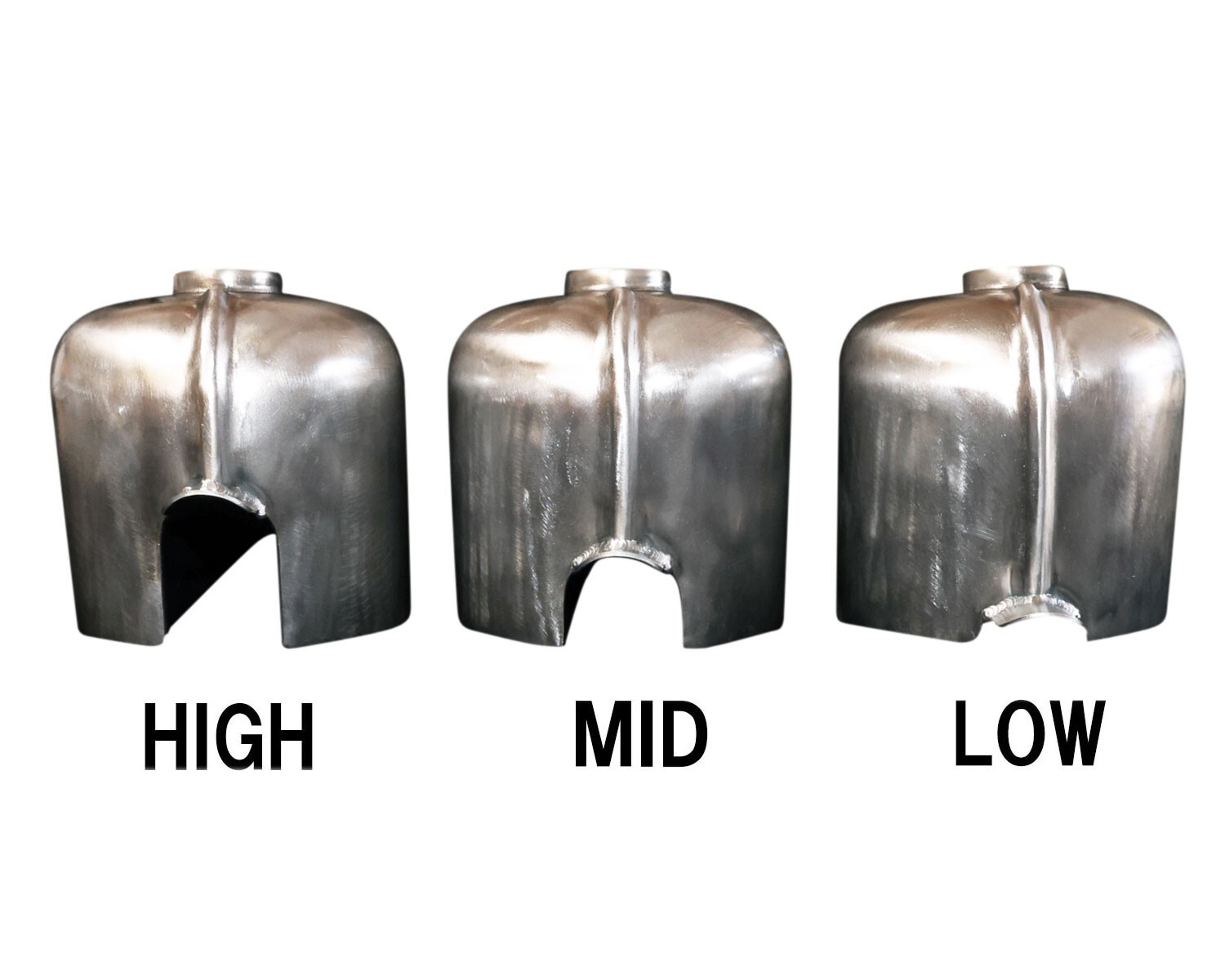 Sportster style ribbed Custom Narrow gas tank low tunnel single bayonet cap