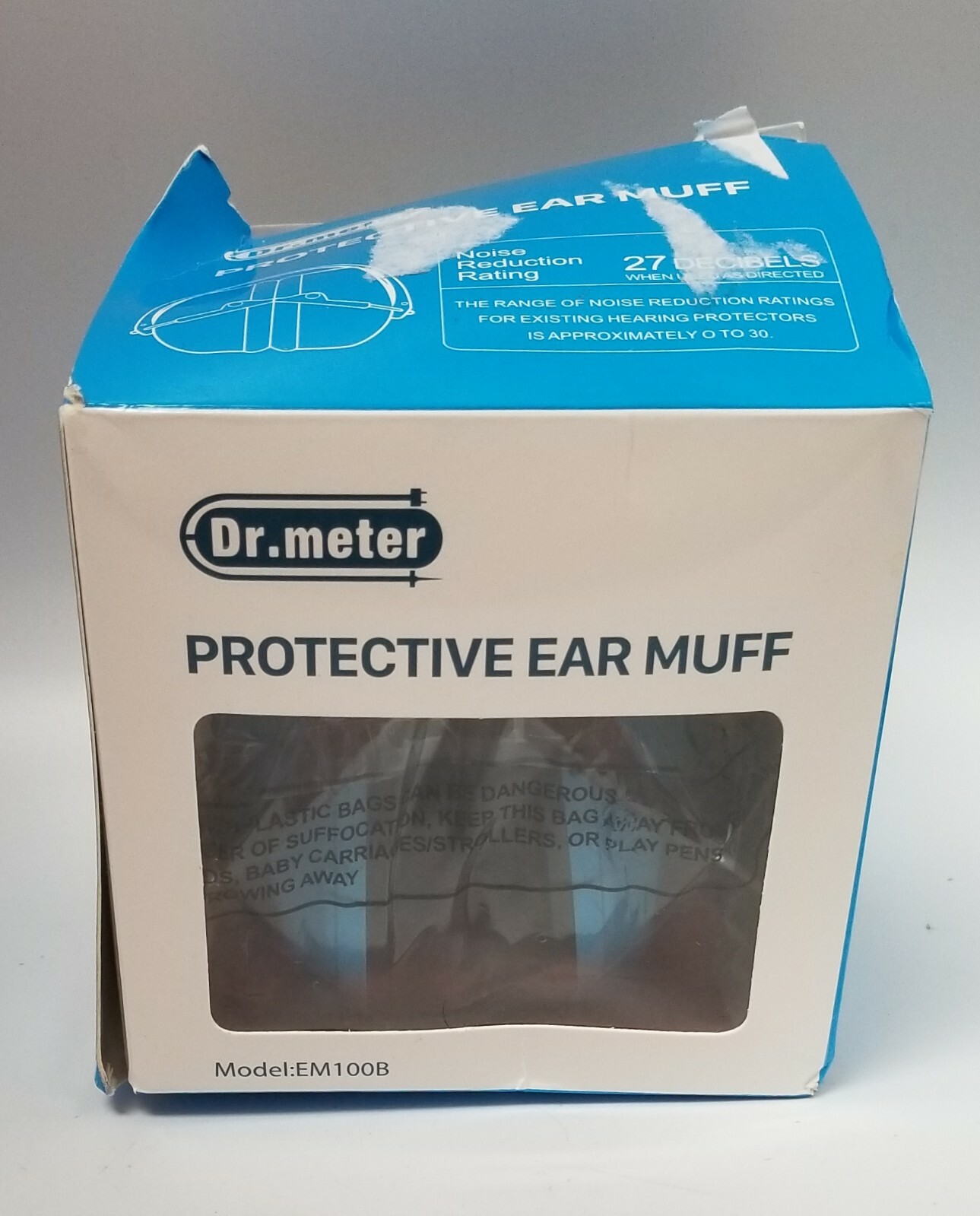 Dr. Meter Protective Ear Muff EM100B blue black adjustable