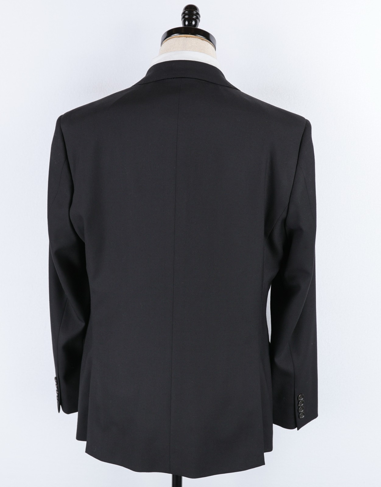 J Crew Ludlow Slim Suit Jacket Stretch Four-Season Wool Size 40S Black Blazer