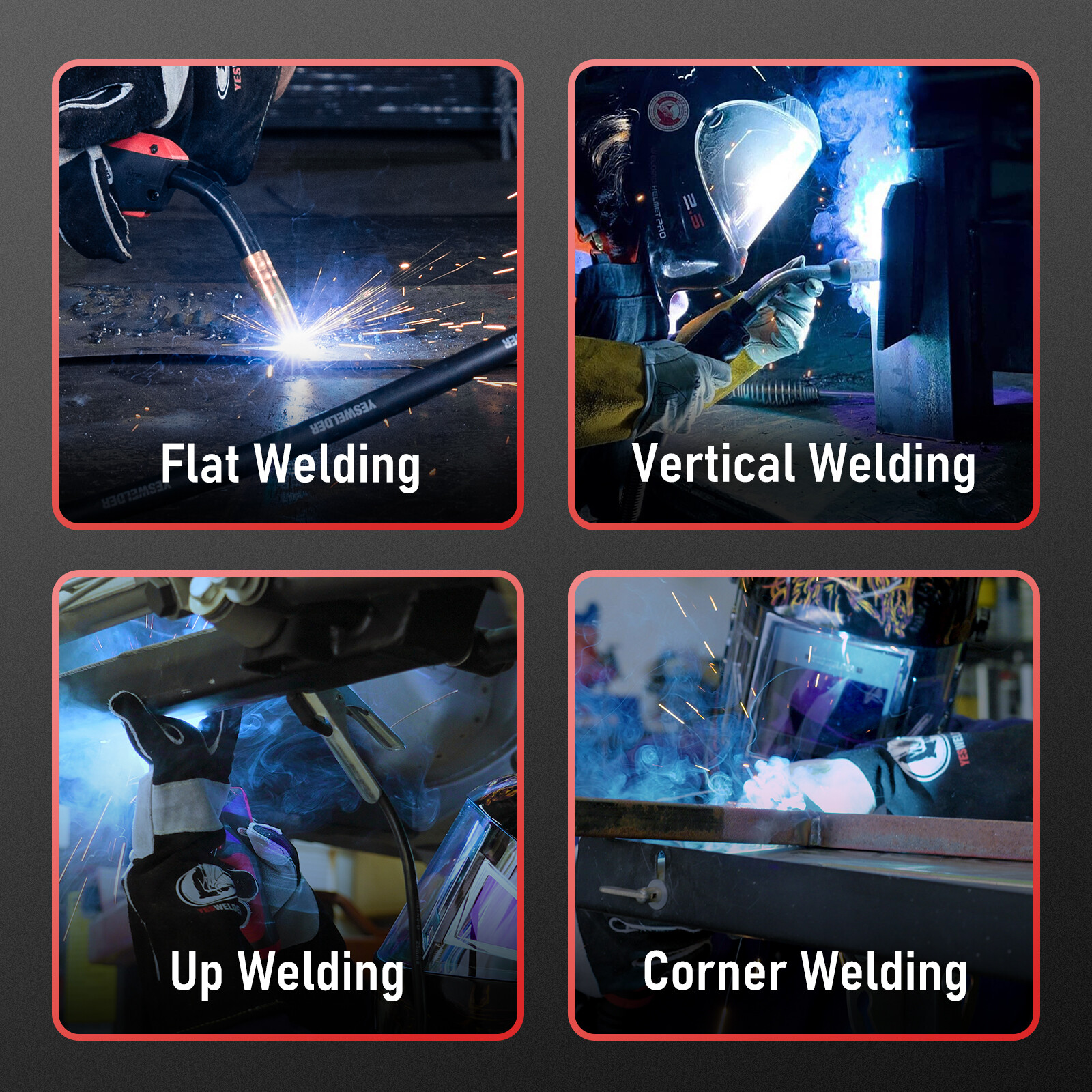 Flux Core Gasless Mig Wire, Mild Steel-E71TGS .035" 0.9mm-2 Lbs Spool (3 Rolls)