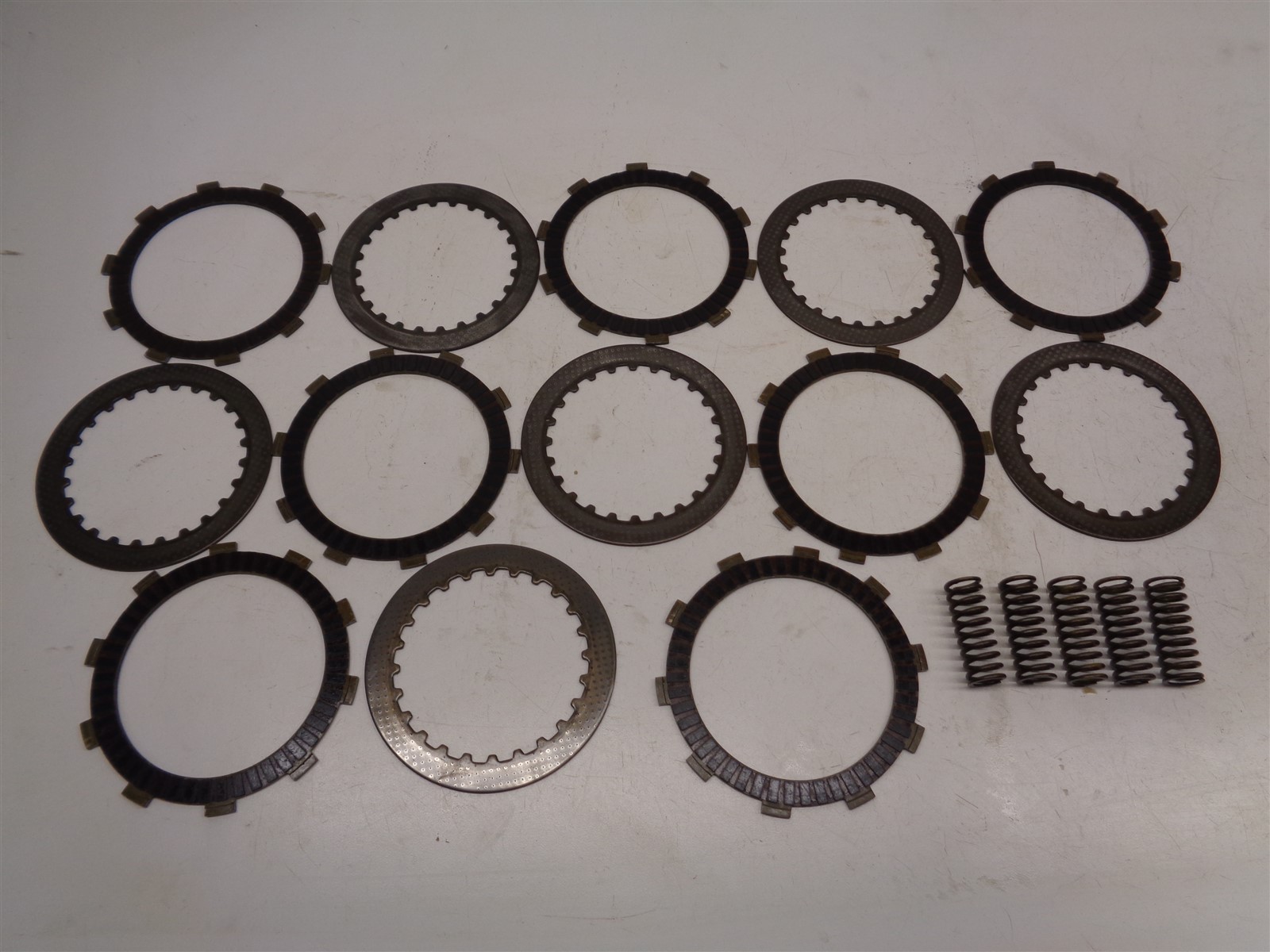 (L) 2005 Honda TRX400EX Inner Clutch Disks & Plates w Springs